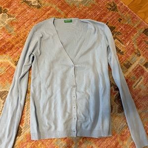 United Colors of Benetton Blue Cardigan